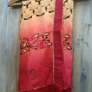 Double Colour Silk Saree