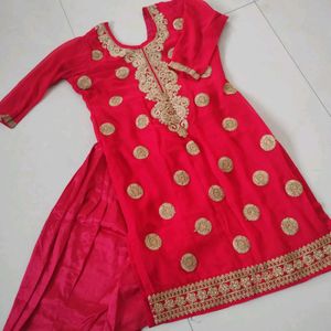 Beautiful Pink Colour 3 Piece Kurta Set