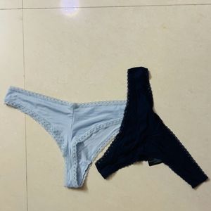 H&M SKY AND NAVY BLUE LINGIRIE 2