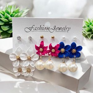 Earrings- 6 Pair