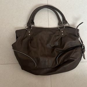 brown stylish handbag