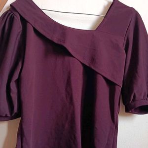 Wine Colour Top New One