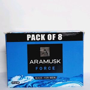 Aramusk Force Soap For Men Pack Of 8