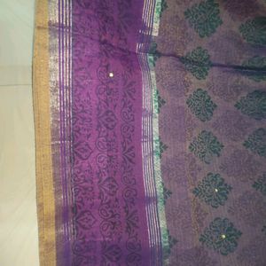 Purple 💜 Saree