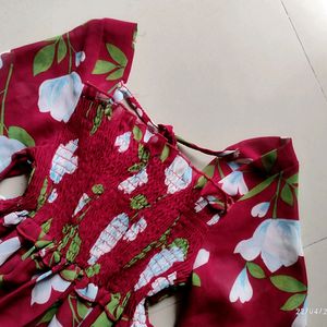 Cute Women Floral Top