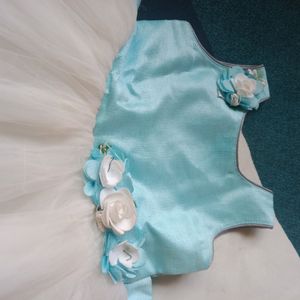 Sky Blue Colour Frock