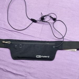 BASIC RUNNING BELT FOR PHONE - BLACK