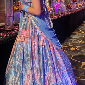 Blue Lehnga Choli