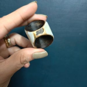 Old Abalone Shell Ring