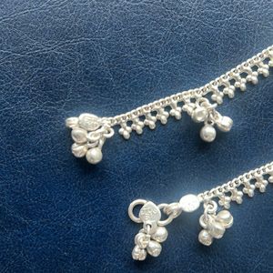 Pair of Real Silver Payal/Anklets