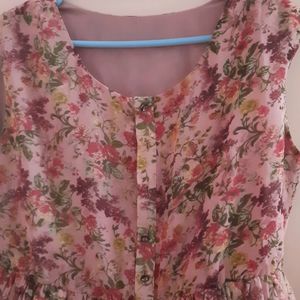 Amazing Pink Colour Printed Top