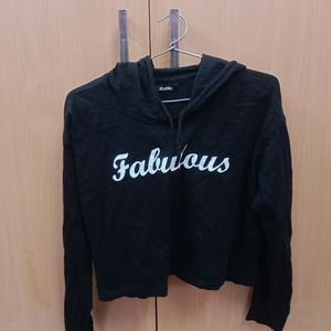 Crop Top Hoodie For Girls (A)