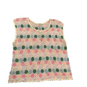 Crochet Multipul Colour Top For Sale