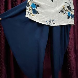 Suit With Dhoti Salwar