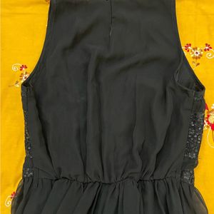 Black Sequined Dress