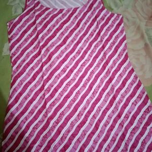 Pink White Kurti 450