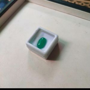 NATURAL GREEN ONYX HAQIQ 5.95 CTS. Loose Gemstone