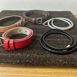 Set Of 5 Belts