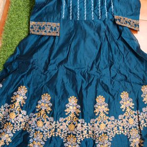 Beautiful Partwear Anarkali Silk Kurti