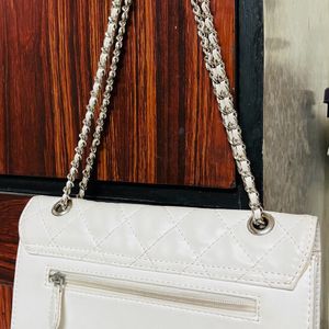 White Sling Bag