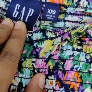 Gap Floral Smocked Top