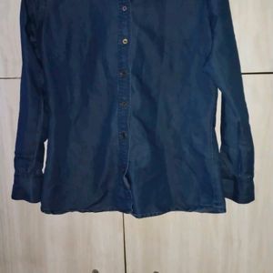 women denim shirt