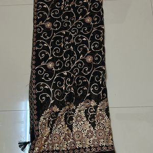 Black And White Stitched Lehenga Choli