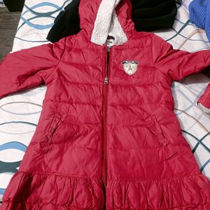 1 Santa Red Jacket For Girls