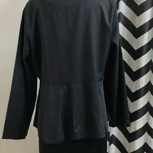 Peplum Style Jacket For Plus Size (Not Thick)