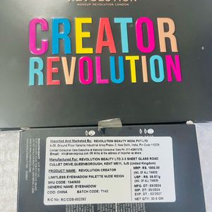 REVOLUTION CREATORLIMITLESS EYESHADOW PALETTE NUDE