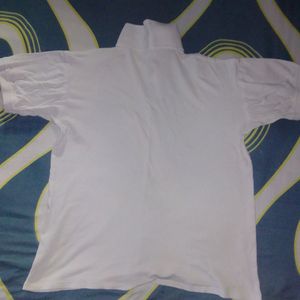 White Polo Shirt For Men