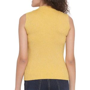 Combo of 2 Stretchable Knit-Ribbed High Neck Tops