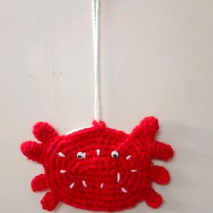 Handmade Crab 🦀 Bag Charm /Pouch