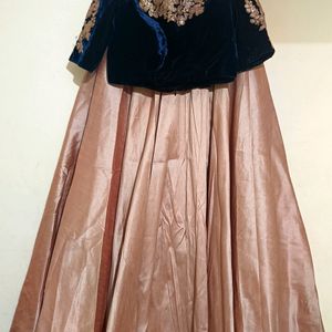 Beautiful Navy Blue Lehnga