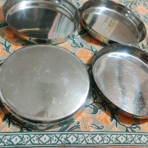 🍱Stainless Steel Thali Full Size. Appam Stand