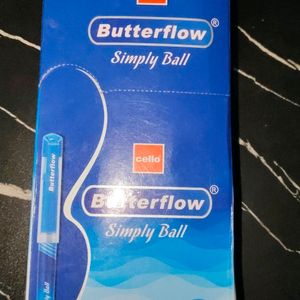 Butterflow Simply Blue Ball Pen