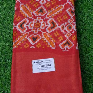 Red Color Fancy Sarees