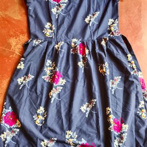 XXL Size Floral Frock