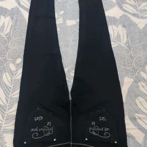 Dark Black Stretchable Jeans