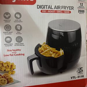 Skyline Digital Air Fryer 5.2 L Selaed Pack