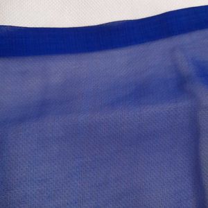 Dark Blue Designer Saree with Blouse