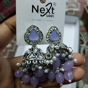 Bridal Party Wear Kundhan Earrings