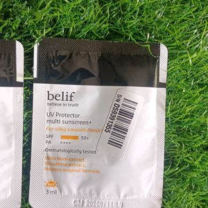 Belif UV Protector Multy Sunscreen Sachet 3