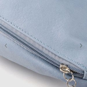 Sky Blue Tasselled Sling Bag