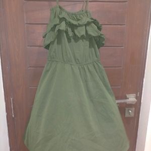 Dark Green Dress