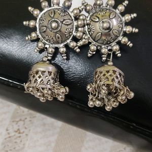 Oxidised Jhumki