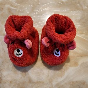 Woollen Shoes- Red