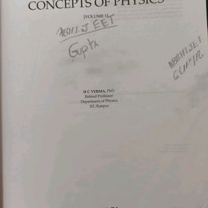 Concepts Of Physics By HC Verma Vol 1 And 2