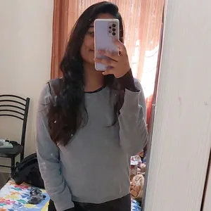 Casual Grey Full Sleeves Top