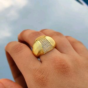 Anti-Tarnish Bossy Ring